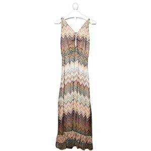 Pure Sugar Boho Zig Zag Maxi Dress Small